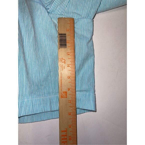 Southern Tide the Skipjack Green‎ Striped Seersucker Bermuda Shorts 32 A19 - Picture 5 of 7